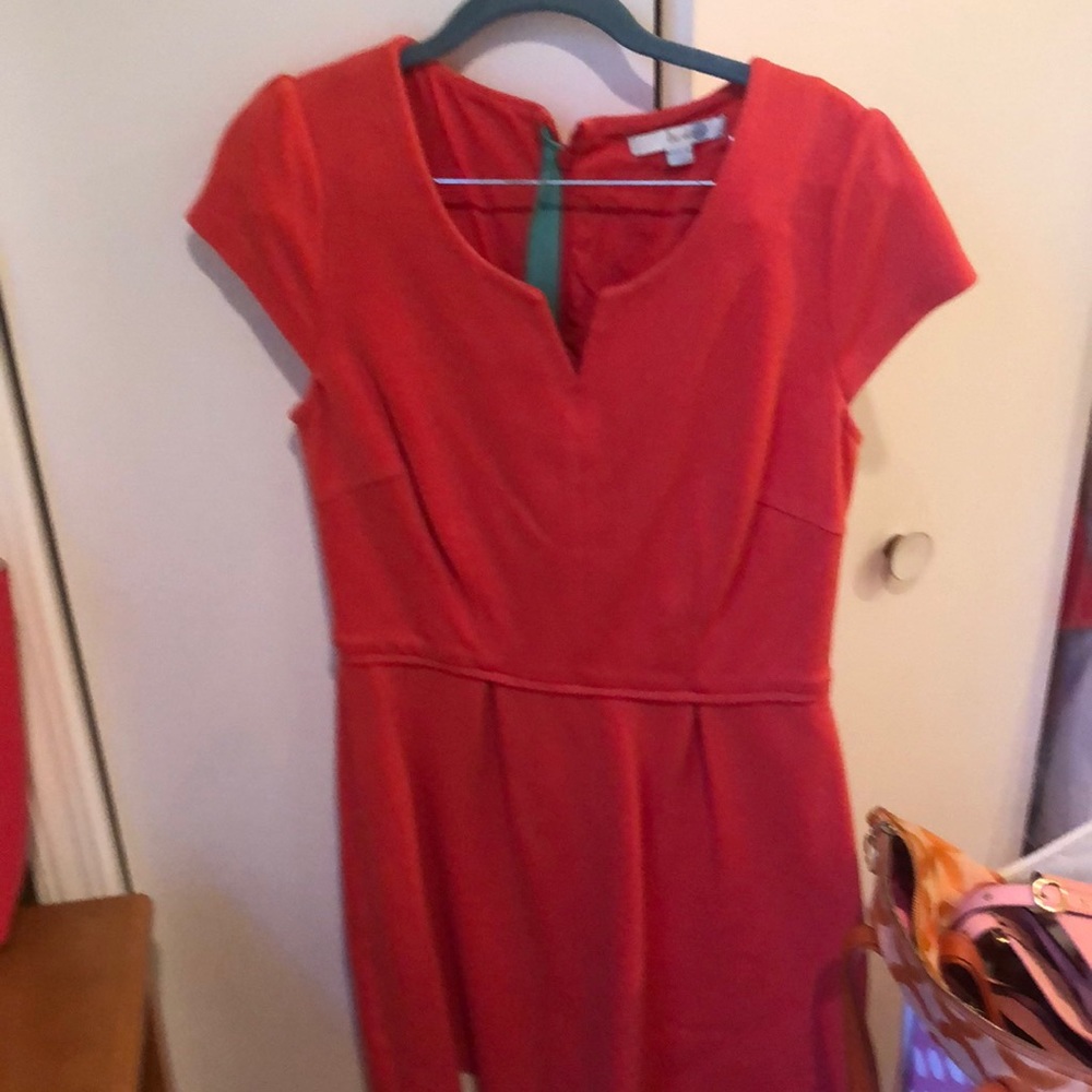Boden Pink Miranda Ponte Dress